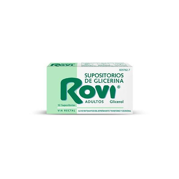 ROVI ADULTOS 12 SUPOSITORIOS DE GLICERINA