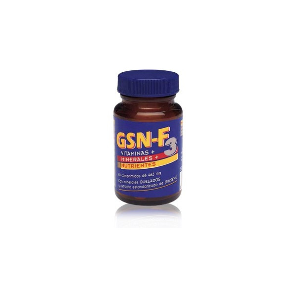 GSN F-3 (VITAMINAS Y MINERALES) 60 COMP GSN