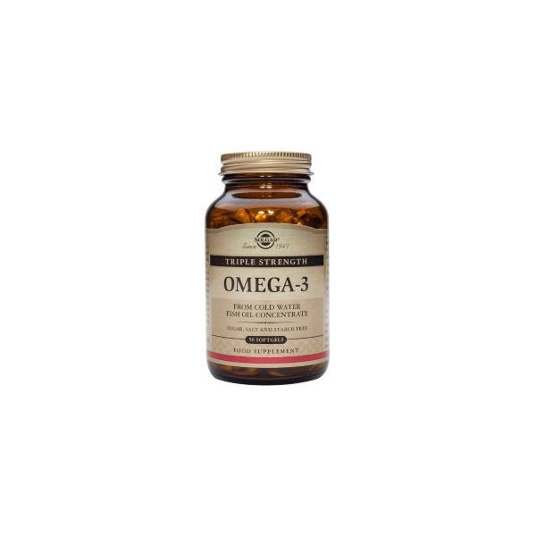 OMEGA 3 TRIPLE CONCENTRACION 100 PERLAS SOLGAR