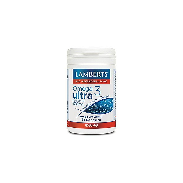 OMEGA 3 ULTRA (ACEITE PESCADO PURO 1300 MG) 60 CAP LAMBERTS