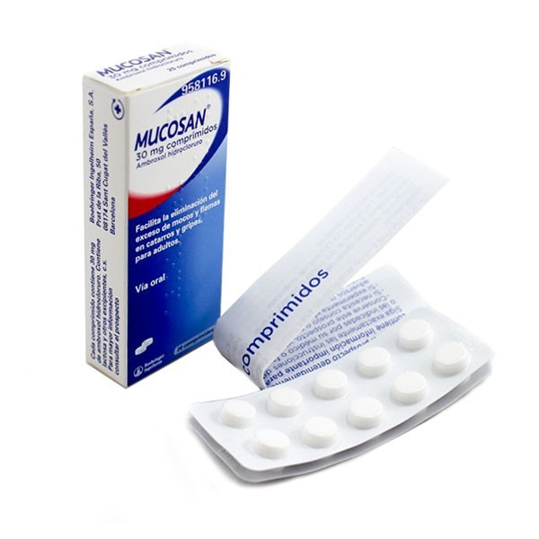 MUCOSAN 30 mg  20 COMPRIMIDOS