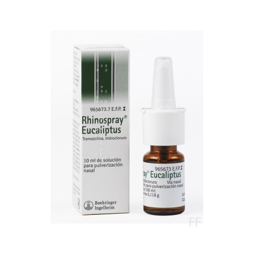 RHINOSPRAY EUCALIPTUS 1,18 mg/ ml SOLUCIONPARA PULVERIZACIONNASAL 10ML