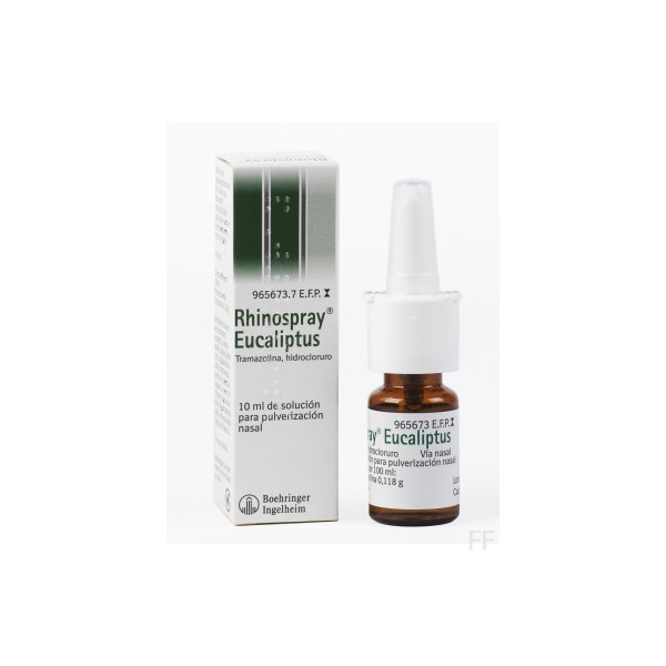 RHINOSPRAY EUCALIPTUS 1,18 mg/ ml SOLUCIONPARA PULVERIZACIONNASAL 10ML