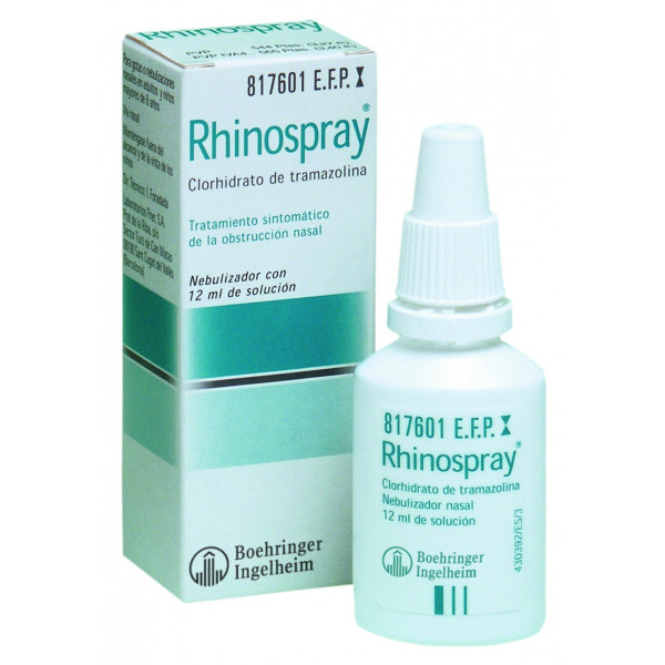 RHINOSPRAY 1,18 mg/ ml SOLUCION PARA PULVERIZACION NASAL 12 ML