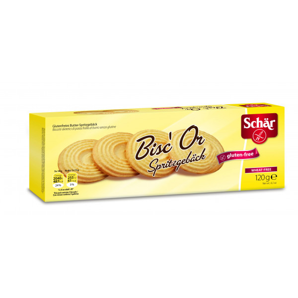 GALLETA BISC OR 120 GR SCHAR