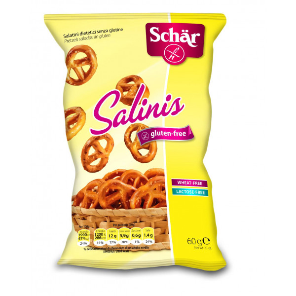 SALINIS LACITOS SIN GLUTEN 60G SCHAR