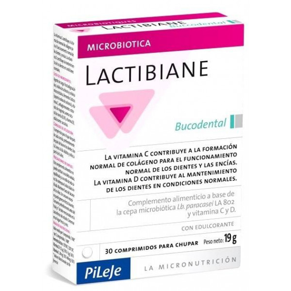 LACTIBIANE BUCODENTAL  30 COMP PARA CHUPAR PILEJE