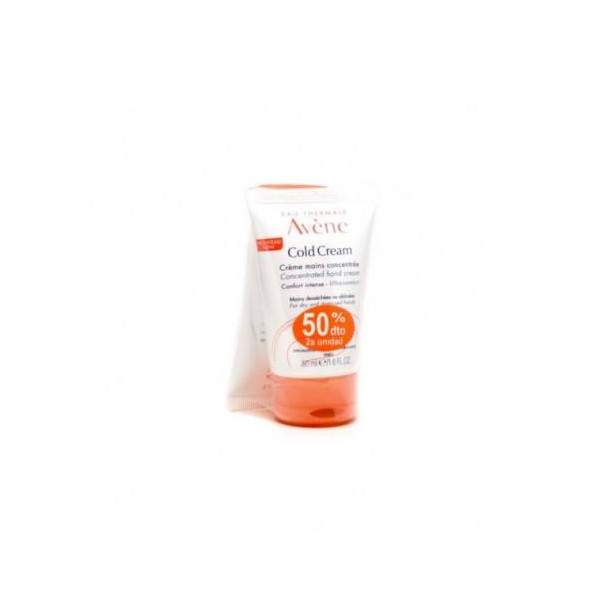 AVENE COLD CREAM MANOS DUPLO X2 50ML