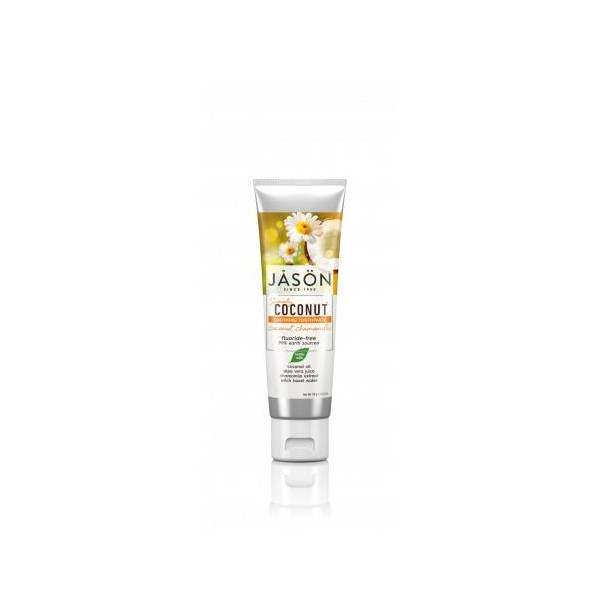 DENTIFRICO COCO-CAMOMILA CALMANTE SIN FLUOR 119 G JASON