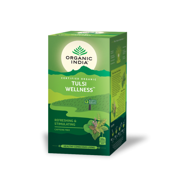 TULSI WELLNESS 25 SOBRES INFUSION ORGANIC INDIA