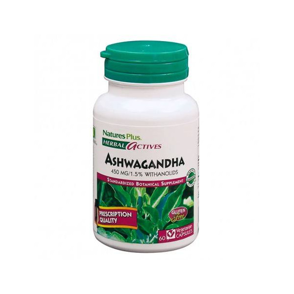 ASHWAGANDA 450 MG 60 CAP NATURES PLUS