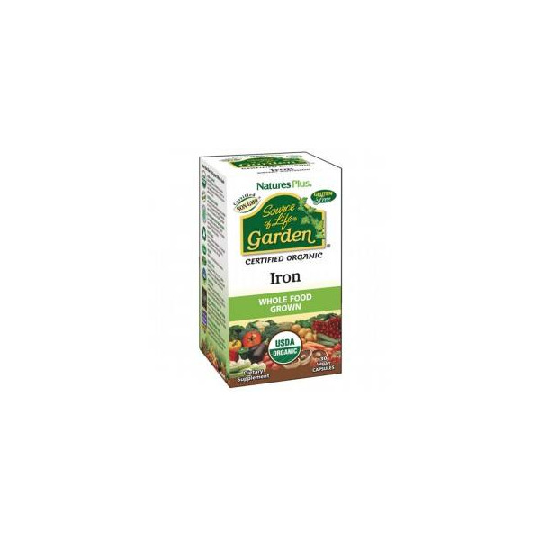 HIERRO GARDEN 18 MG 30 CAP NATURES PLUS