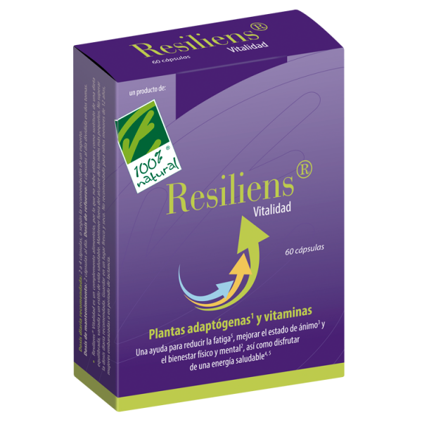 RESILIENS VITALIDAD 60 CAP CIEN POR CIEN NATURAL