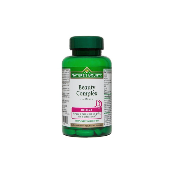 BEAUTY COMPLEX CON BIOTINA 60 COMP  NATURE'S BOUNTY