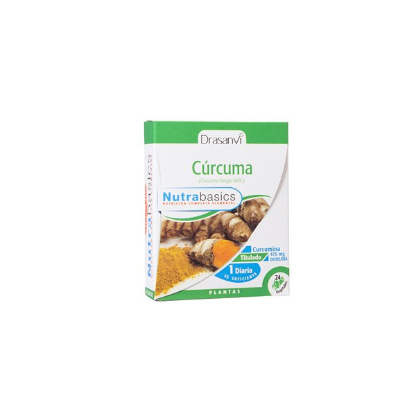 CURCUMA 475MG 24 CAP NUTRABASICS DRASANVI