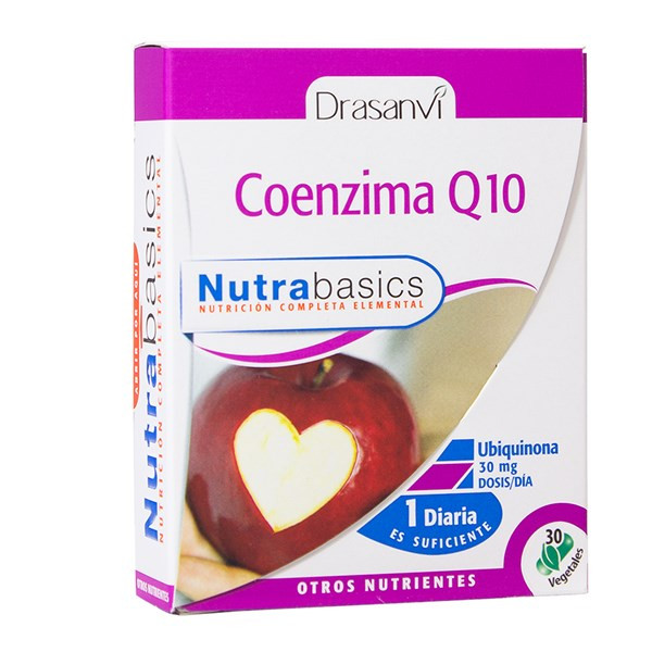 COENZIMA Q10 30 MG 30 CAP NUTRABASICS DRASANVI