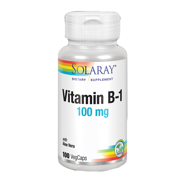 VITAMINA B1 100 MG 100 CAPSULAS SOLARAY Farmacia Coliseum