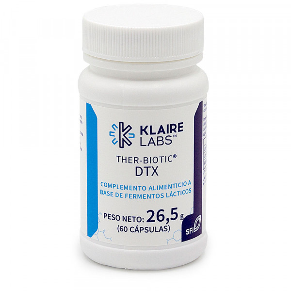 THER BIOTIC DETOX 60 CAP KLAIRE LABS VALENTIA BIOLOGICS