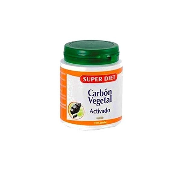 CARBON VEGETAL ACTIVADO 150 CAP SUPER DIET Farmacia Coliseum