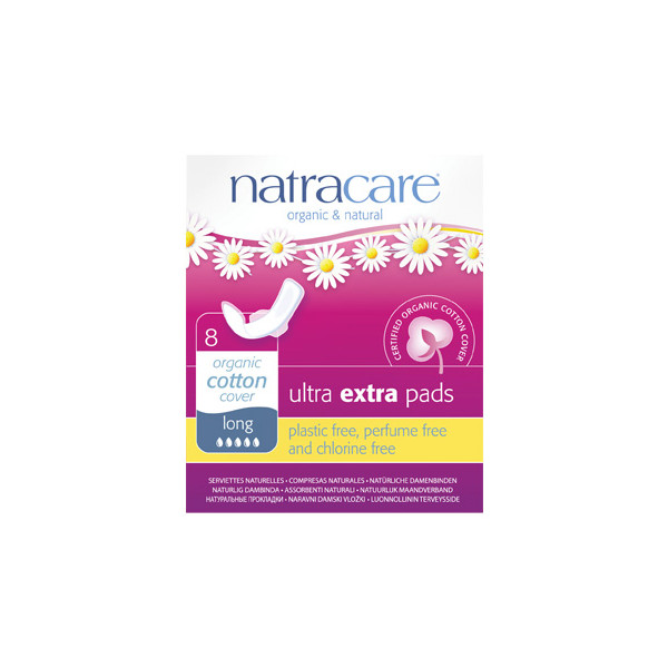 NATRACARE COMPRESA  XTRA LARGA C/ ALAS 10 UNID.