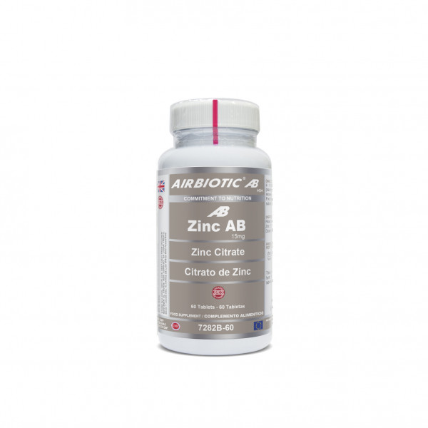 ZINC CITRAT AB 15 MG 60 TAB AIRBIOTIC Farmacia Coliseum