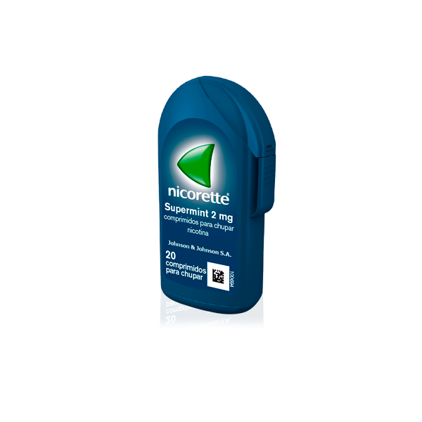 NICORETTE SUPERMINT 2 MG 20 COMPRIMIDOS PARA CHUPAR