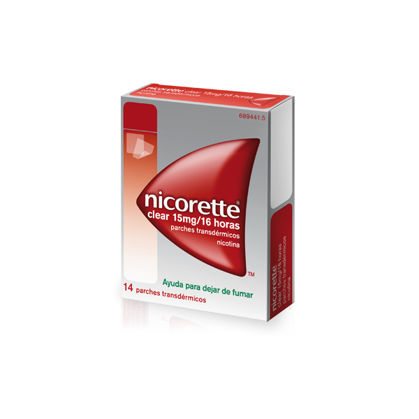 NICORETTE CLEAR 10 MG/16 HORAS 14 PARCHES TRANSDERMICOS