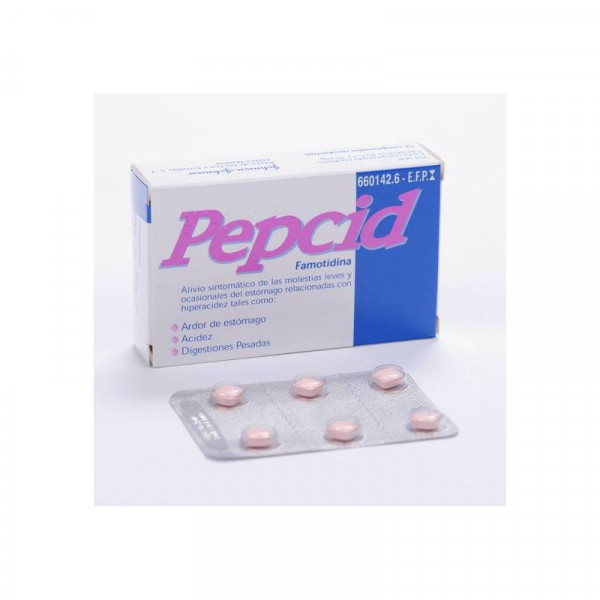 PEPCID 10 MG 12 COMPRIMIDOS RECUBIERTOS