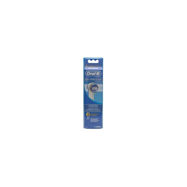 RECAMBIO CEPILLO DENTAL ELECTRICO RECARGABLE ORAL-B PRECISION CLEAN 3 UNIDADES