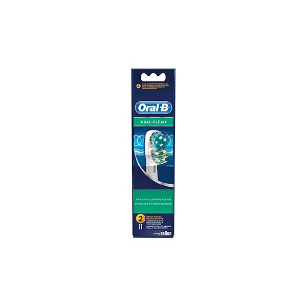 RECAMBIO CEPILLO DENTAL ELECTRICO  ORAL-B DUAL ACTION 3 UNIDADES