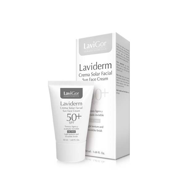 LAVIDERM SPF 50+ CREMA SOLAR FACIAL OIL FREE  50 ML LAVIGOR