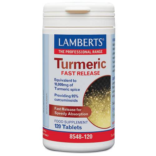 TURMERIC FAST RELEASE (CURCUMA RAPIDA LIB) 120TAB LAMBERTS