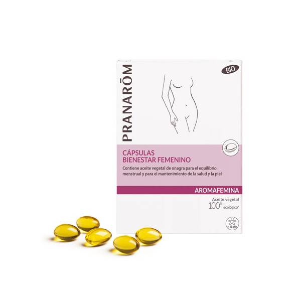 AROMAFEMINA BIENESTAR FEMENINO ONAGRA 500 MG BIO 30 CAP PRANAROM