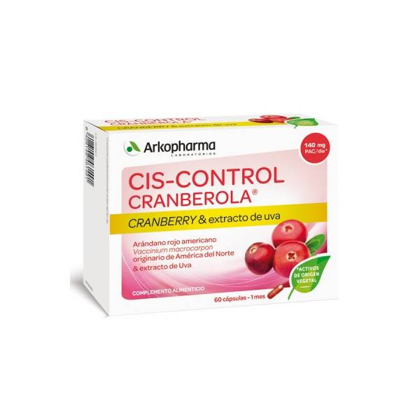 CIS-CONTROL CRANBEROLA 140 PAC 60 CAP ARKOPHARMA