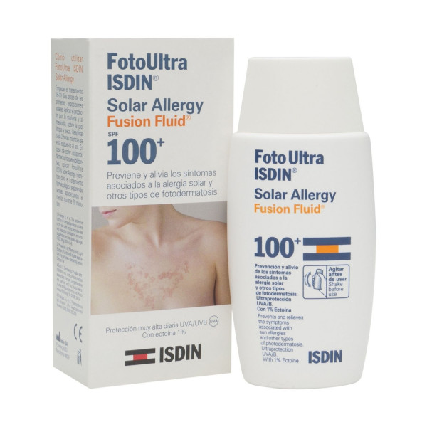 FOTOULTRA ISDIN SOLAR ALLERGY FUSION FLUID SPF 100+ 50 ML