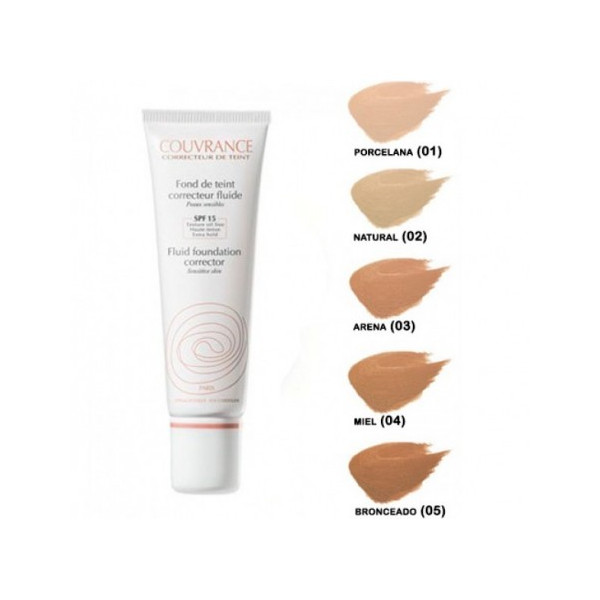 AVENE COUVRANCE MAQUILLAJE FLUIDO SPF15 BRONCEADO 30ML