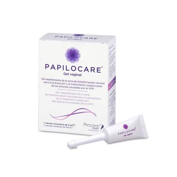 PAPILOCARE GEL VAGINAL 7 CANULAS 5 ML