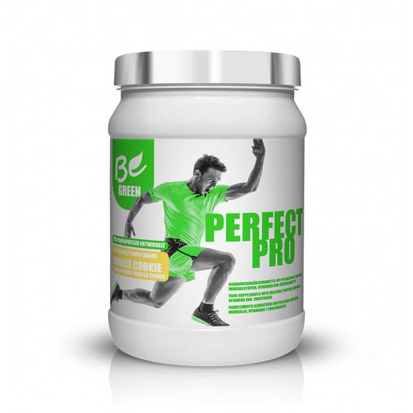 PERFEKT PRO (PROTEINA, VITAMINAS, MINERALES) 1 KG VAINILLA - COOKIE BE GREEN