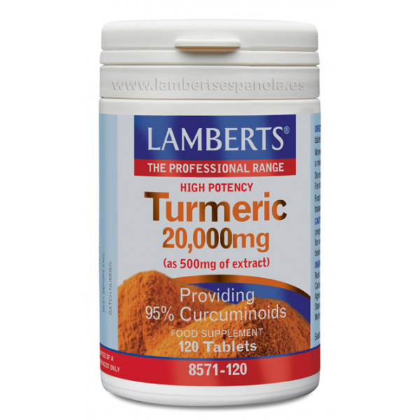 CURCUMA 10000 MG (TURMERIC) 120 COMP LAMBERTS