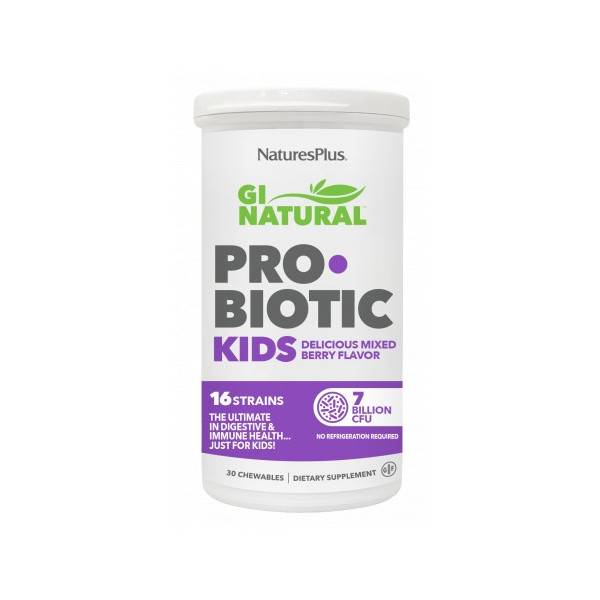 GI NATURAL PROBIOTIC KIDS 30 COMP MAST NATURES PLUS