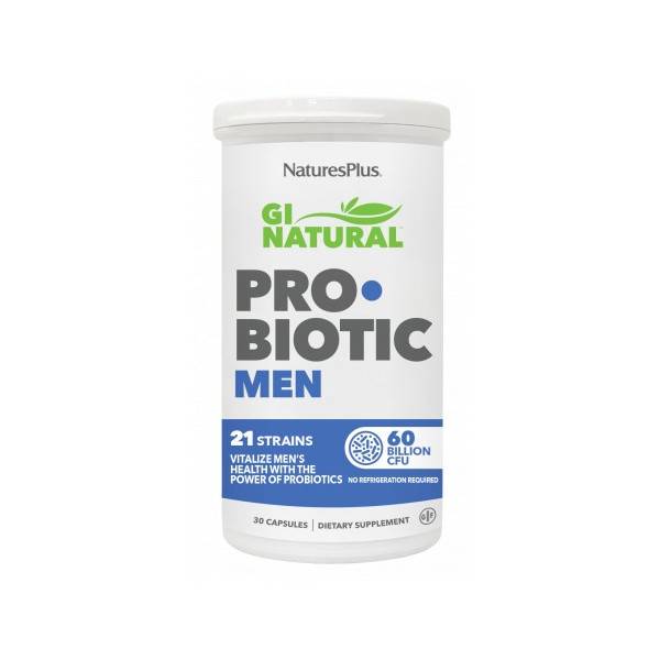 GI NATURAL PROBIOTIC MEN 30 CAP NATURES PLUS