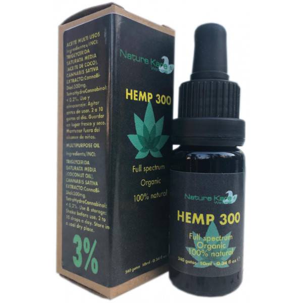 HEMP 300 CBD 3% 10 ML NATURE KARE WELLNESS