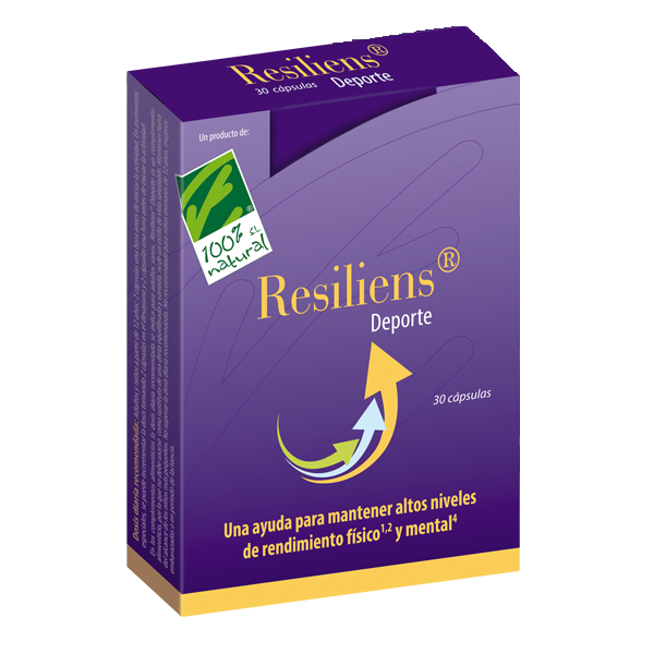 RESILIENS DEPORTE 30 CAP CIEN POR CIEN NATURAL