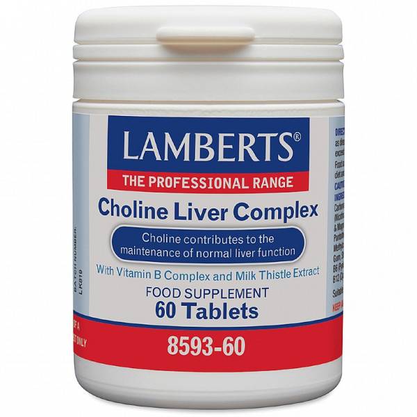 CHOLINE LIVER COMPLEX 60 TABS LAMBERTS