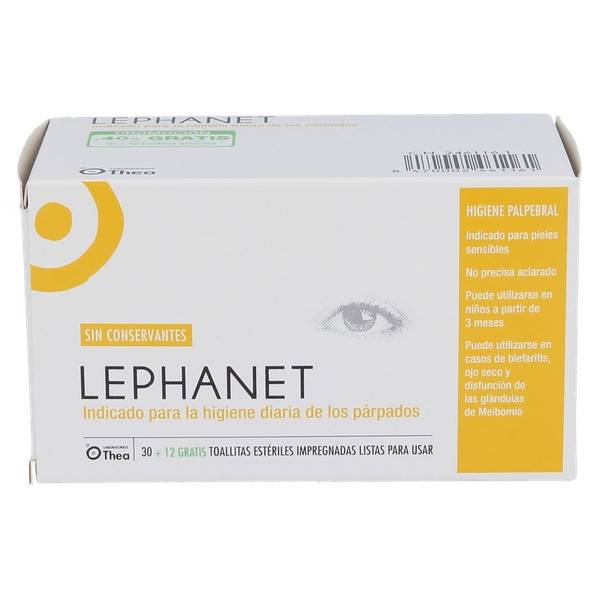 LEPHANET TOALLITAS OJOS ESTERIL 30 U THEA