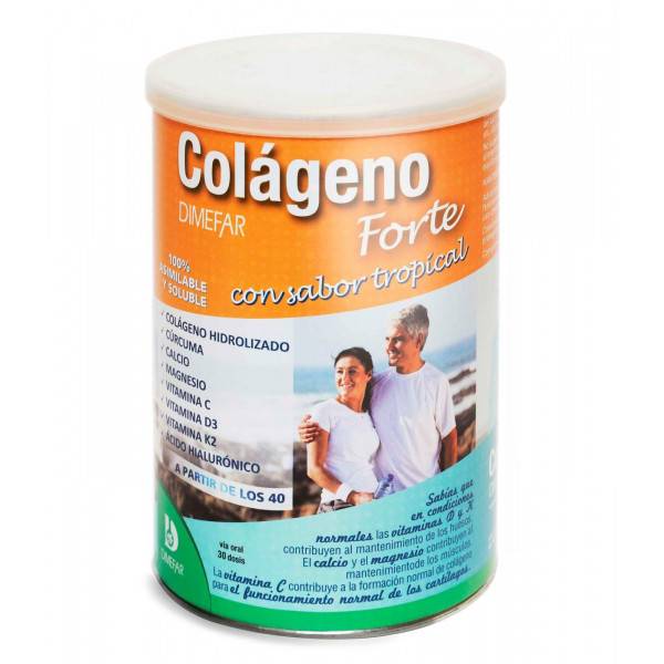 COLAGENO FORTE SABOR TROPICAL 300 GR DIMEFAR