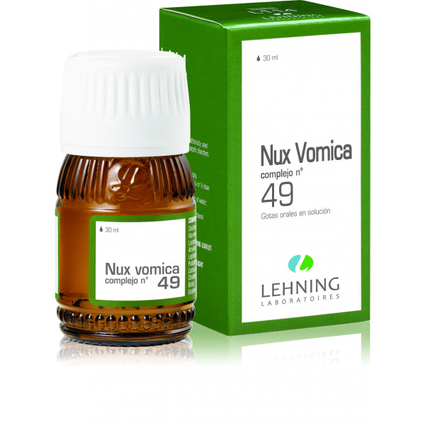 NUX VOMICA N-49 GOTAS 30 CC LEHNING