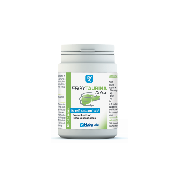 ERGYTAURINA DETOX 60 CAP NUTERGIA