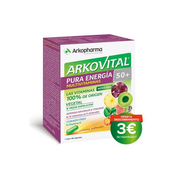 ARKOVITAL PURA ENERGIA SENIOR +50 60 CAPS