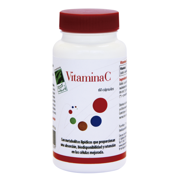 VITAMINA C 500 MG 60 CAP CIEN POR CIEN NATURAL